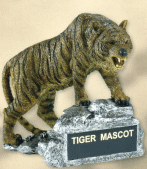 6 inch tall Fierce Tiger school team mascot statue